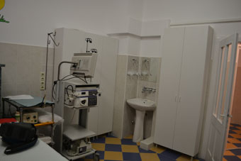 Laboratorul de endoscopie al Clinicii Pediatrie III